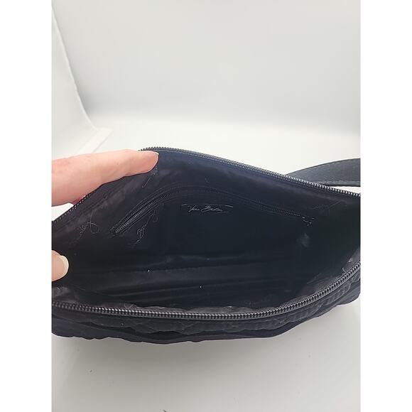 Vera Bradley Handbag Black Quilted Tote With Matte Gold Hardware‎ Classicore - Picture 6 of 6